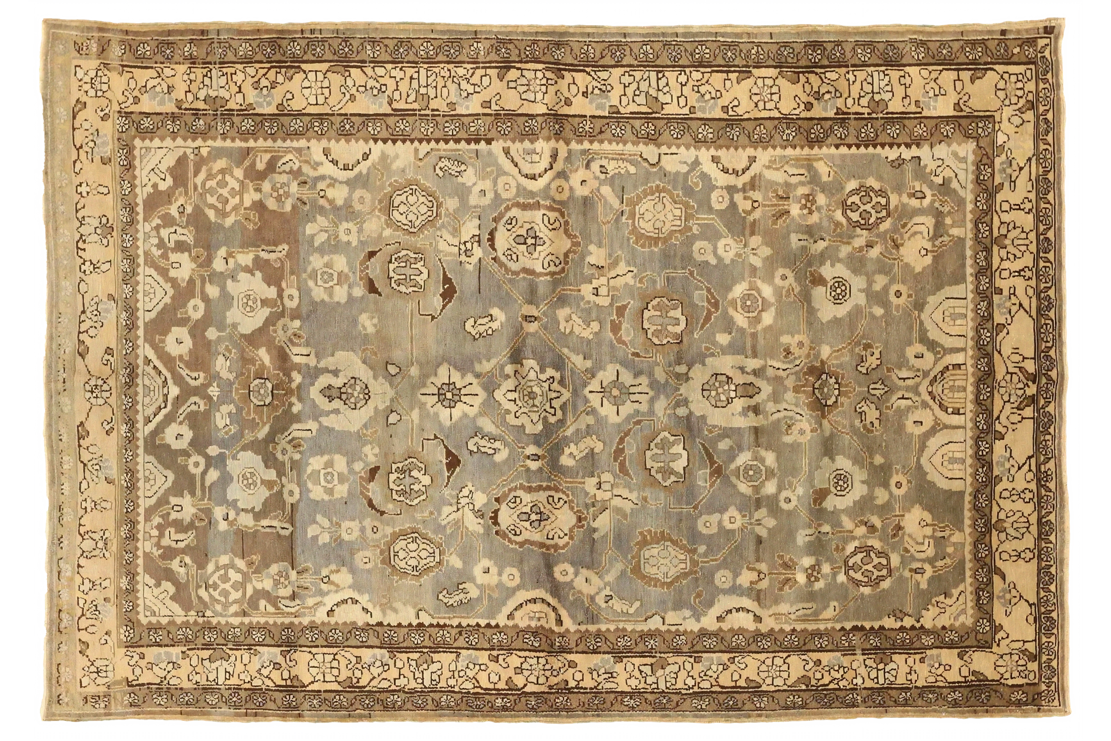 Antique Persian Malayer Transitional Rug 51860