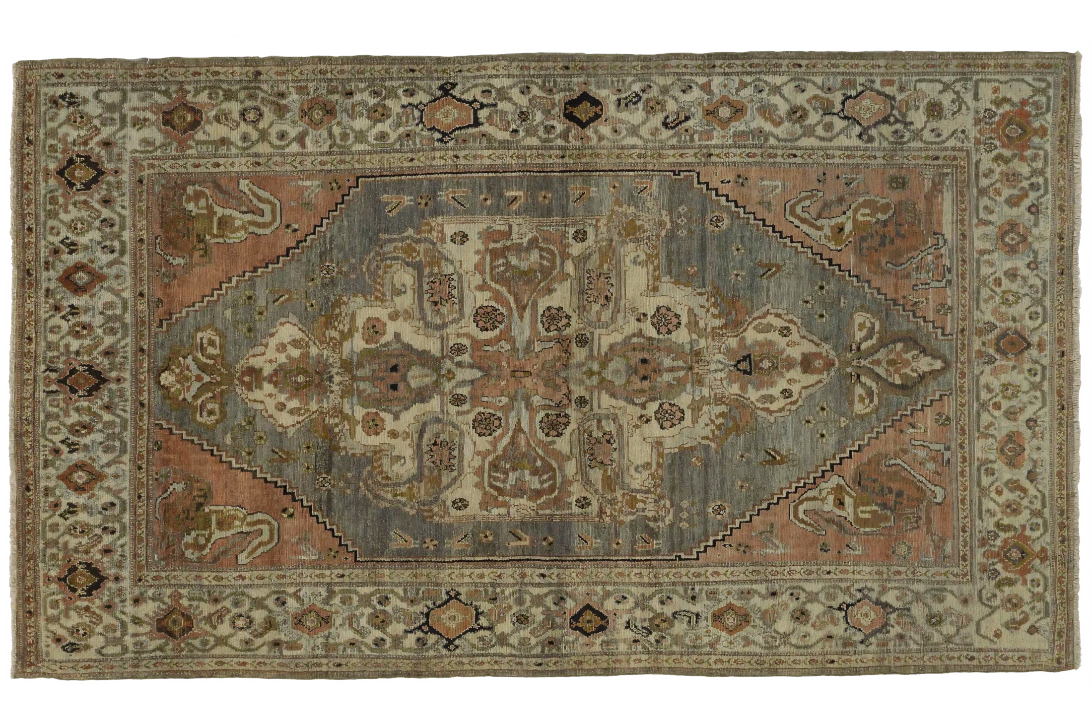 Antique Persian Malayer Traditional Rug 51861