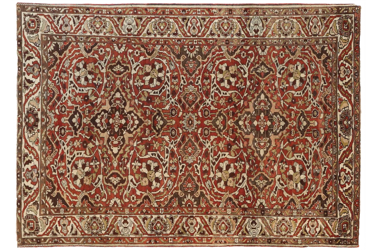 Antique Persian Bakhtiar Traditional Rug 51869