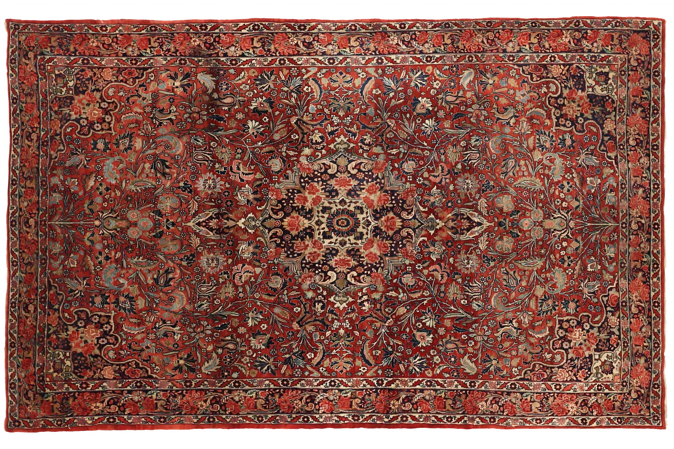 Antique Persian Bijar Traditional Rug 51875