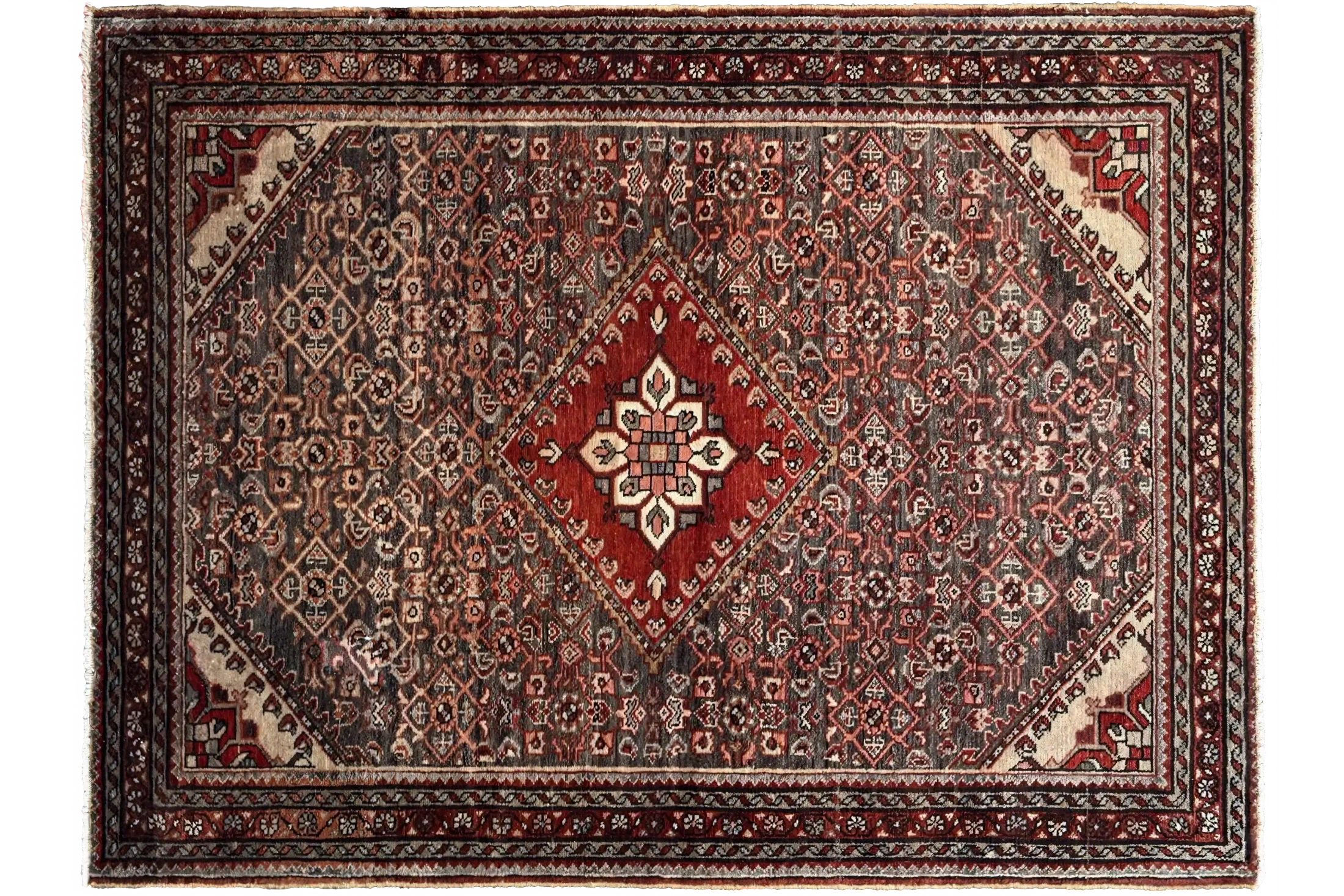 Antique Persian Borchalo Traditional Rug 51878