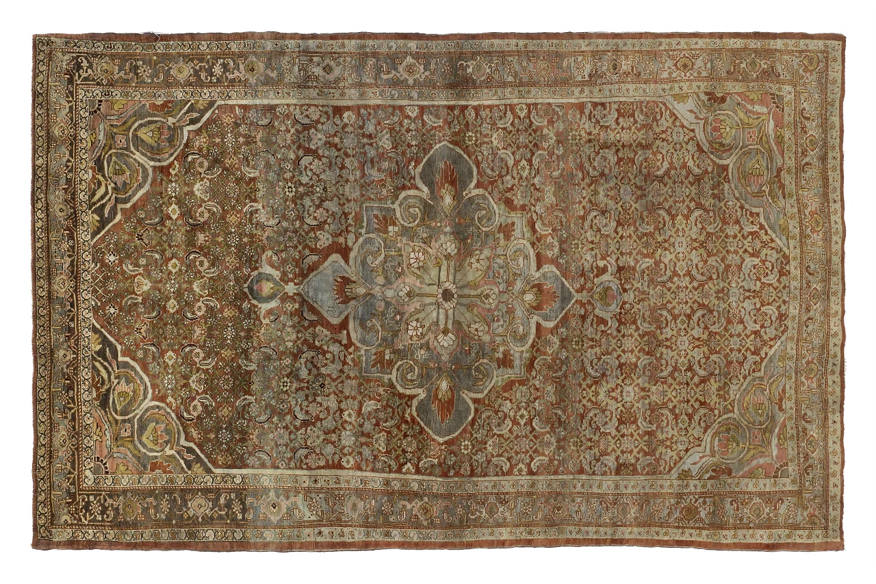 Antique Persian Bijar Transitional Rug 51879