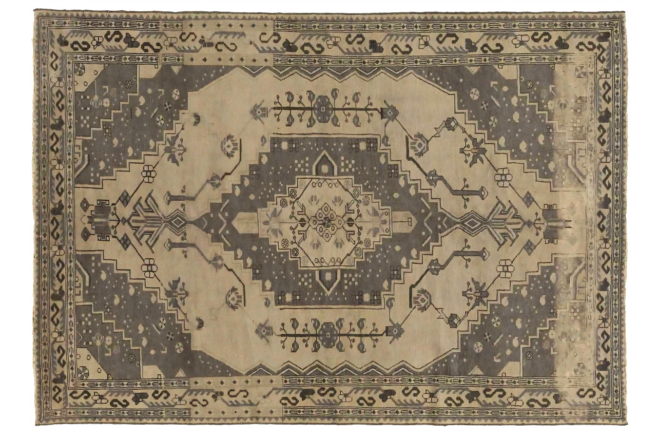 Antique Persian Saveh Transitional Rug 51880