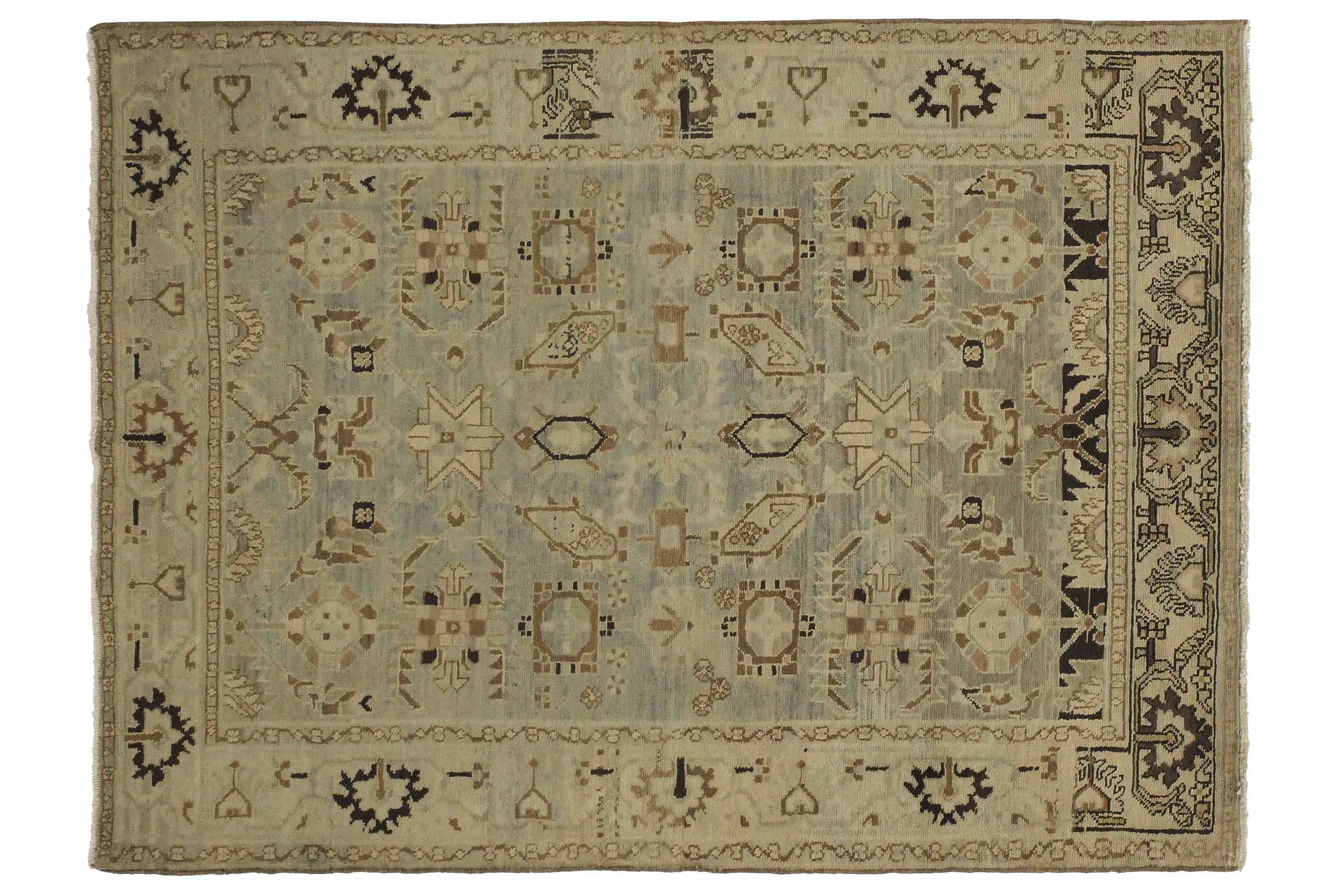 Antique Persian Malayer Transitional Rug 51883