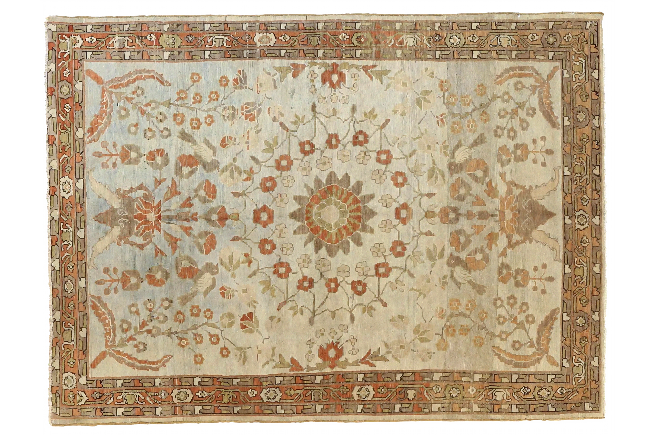 Antique Persian Malayer Transitional Rug 51884