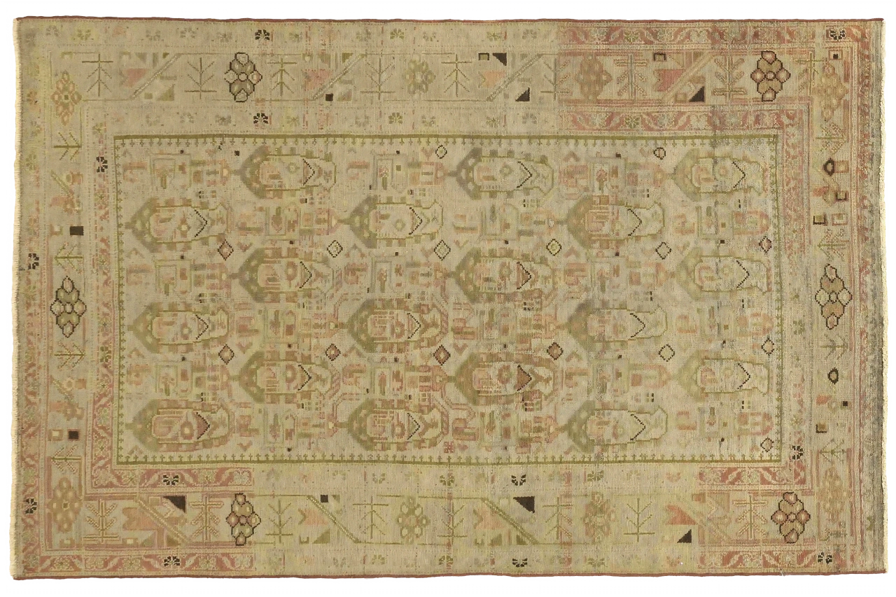 Antique Persian Malayer Transitional Rug 51885