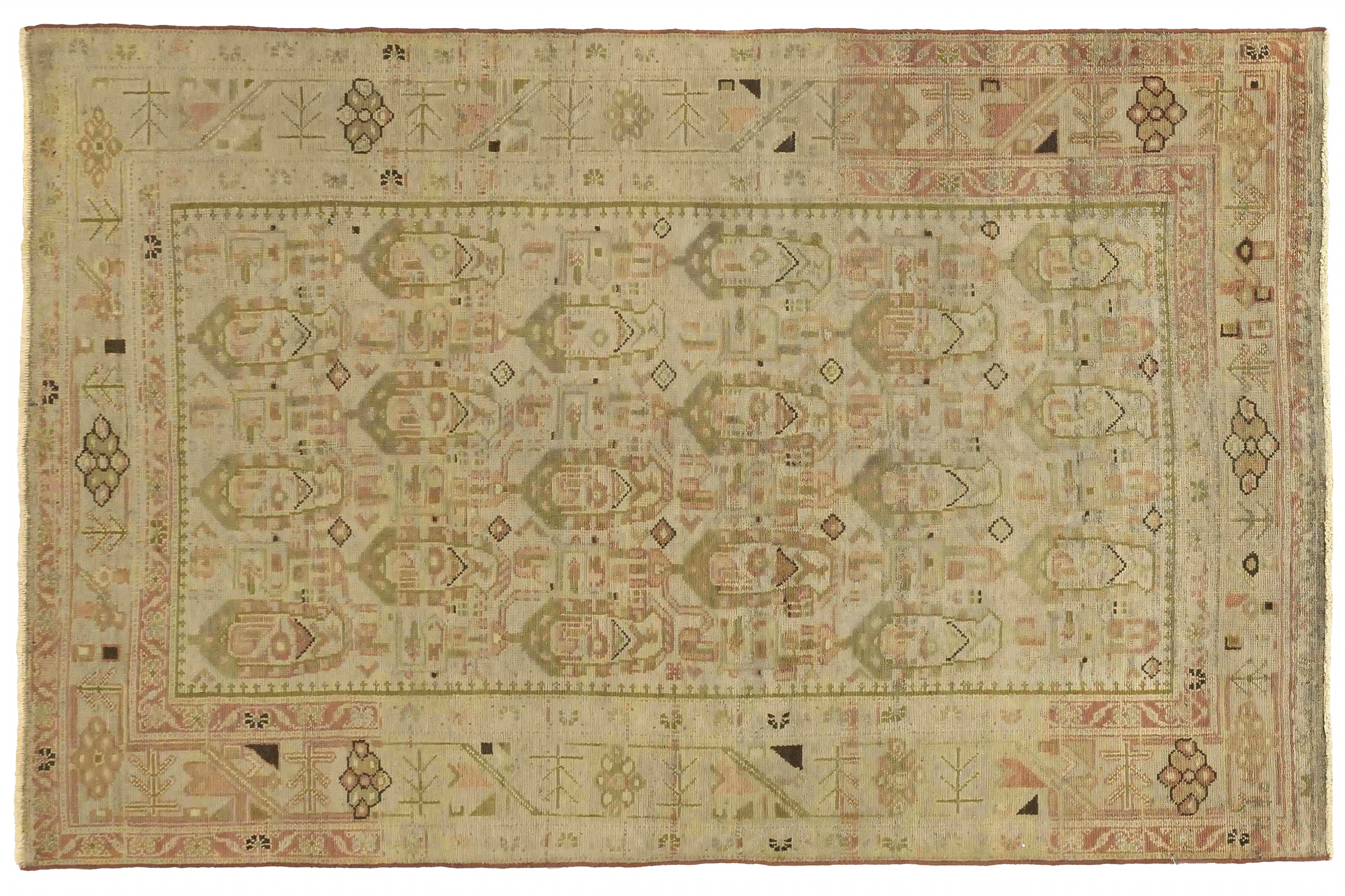 Antique Persian Malayer Transitional Rug 51885