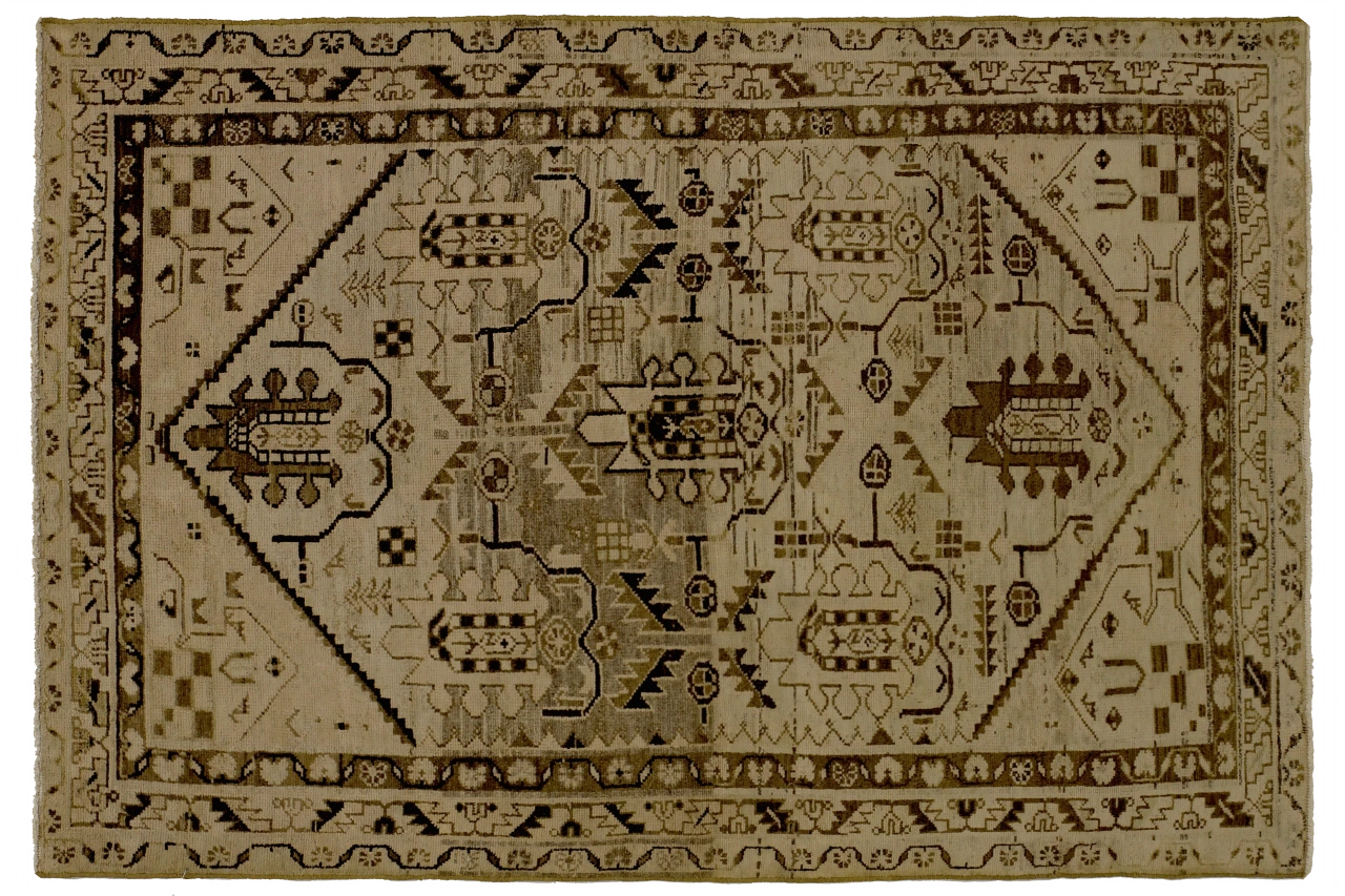 Antique Persian Malayer Transitional Rug 51886