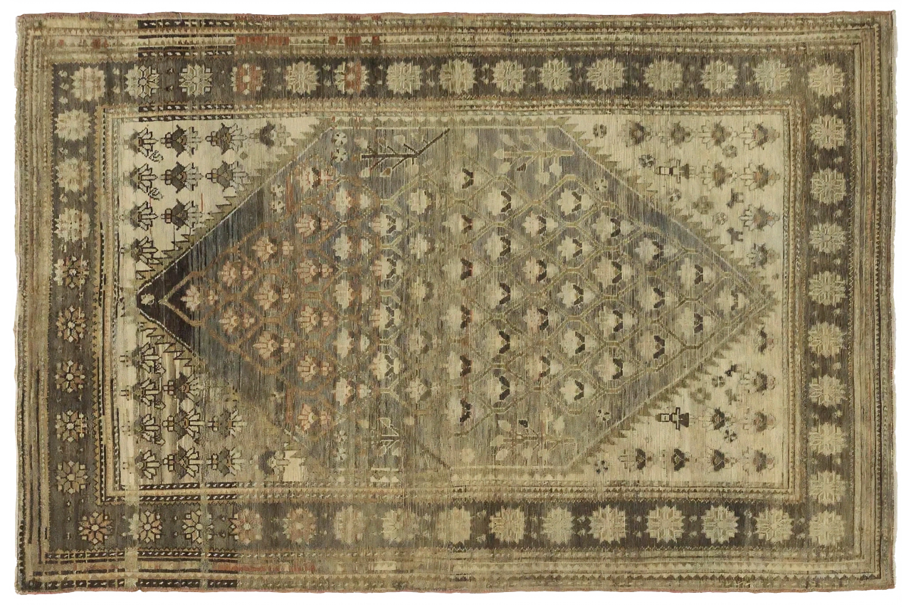 Antique Persian Nahavand Transitional Rug 51889