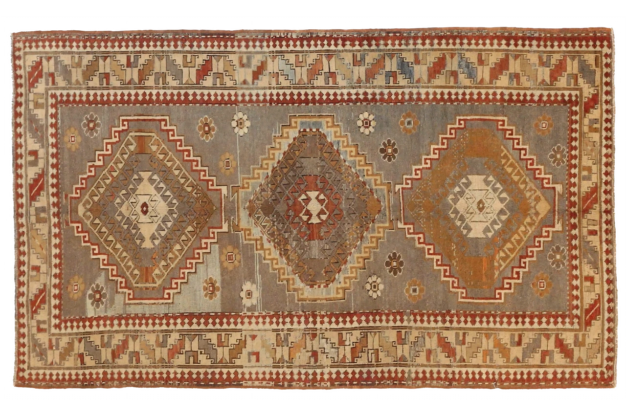 Antique Persian Kazakhstan Transitional Rug 51893