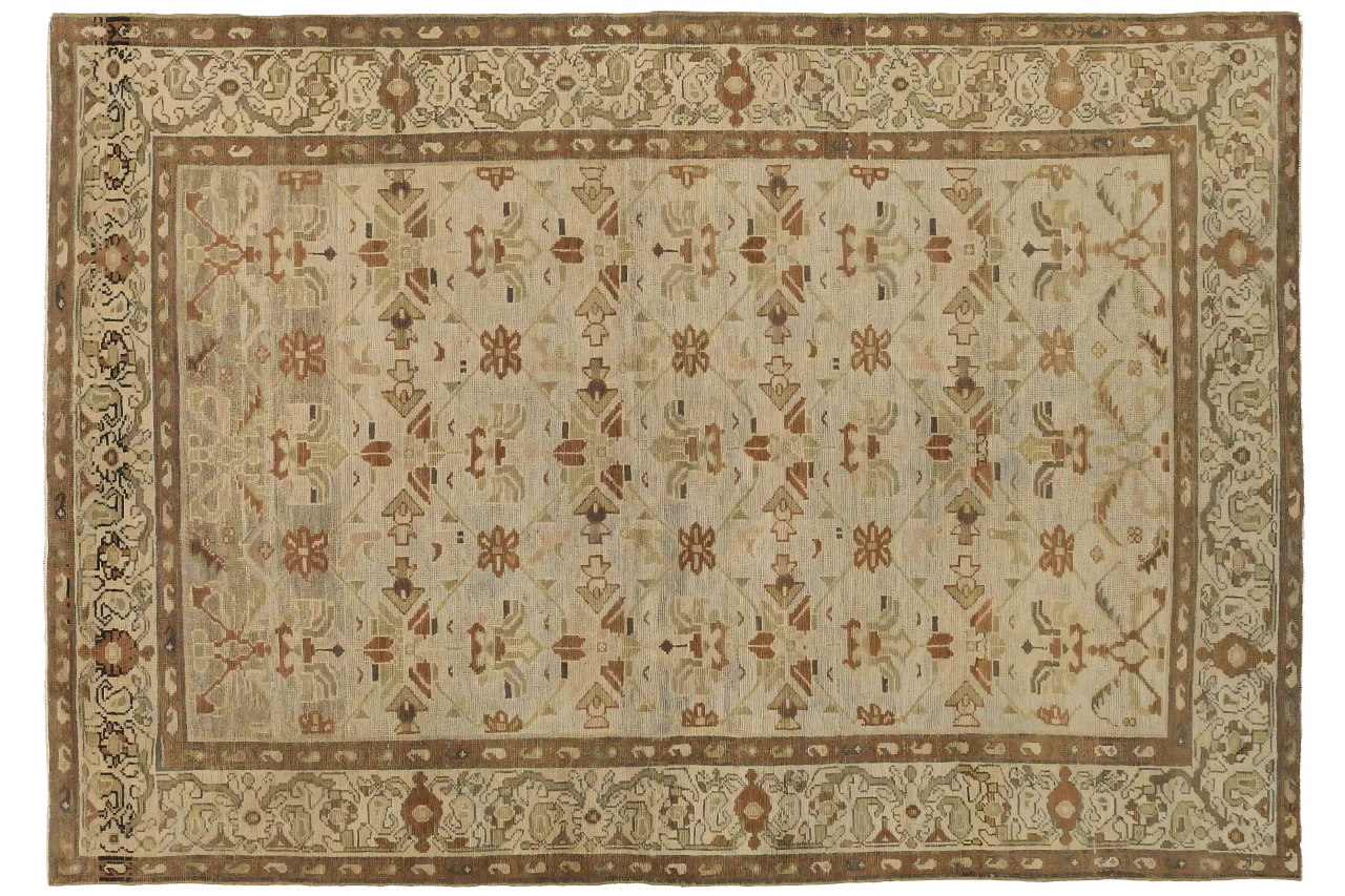 Antique Persian Malayer Transitional Rug 51895