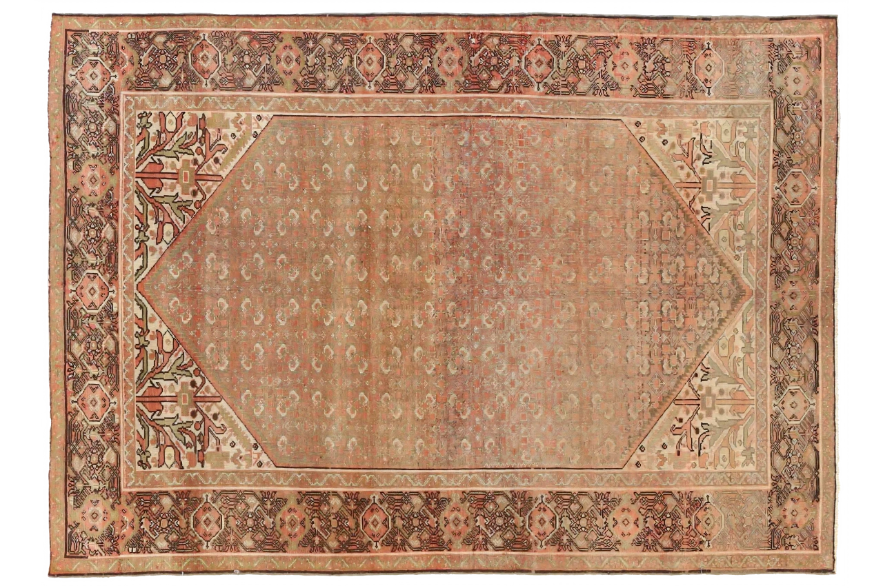 Antique Persian Malayer Transitional Rug 51896