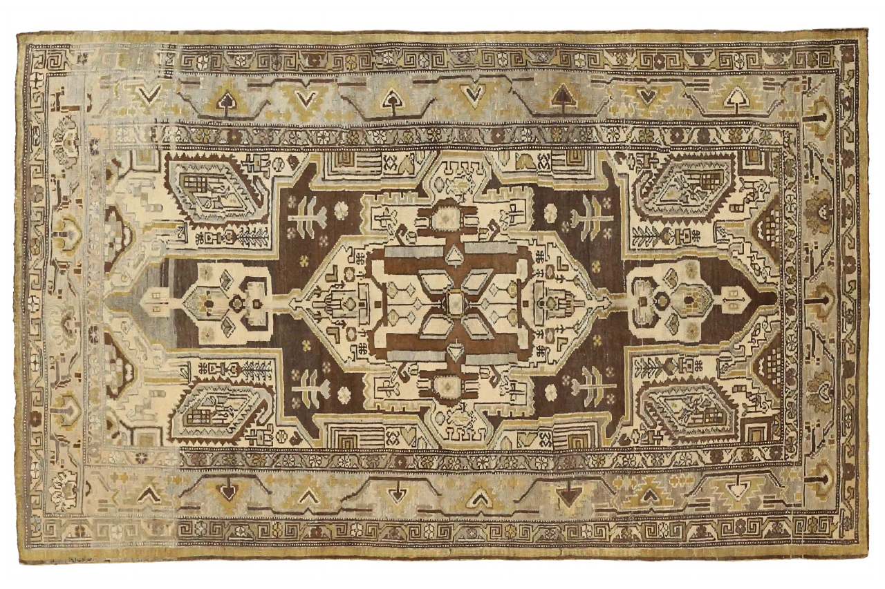 Antique Persian Zanjan Transitional Rug 51915