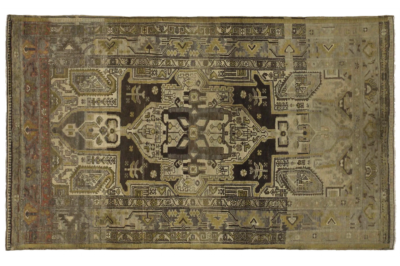Antique Persian Zanjan Transitional Rug 51916