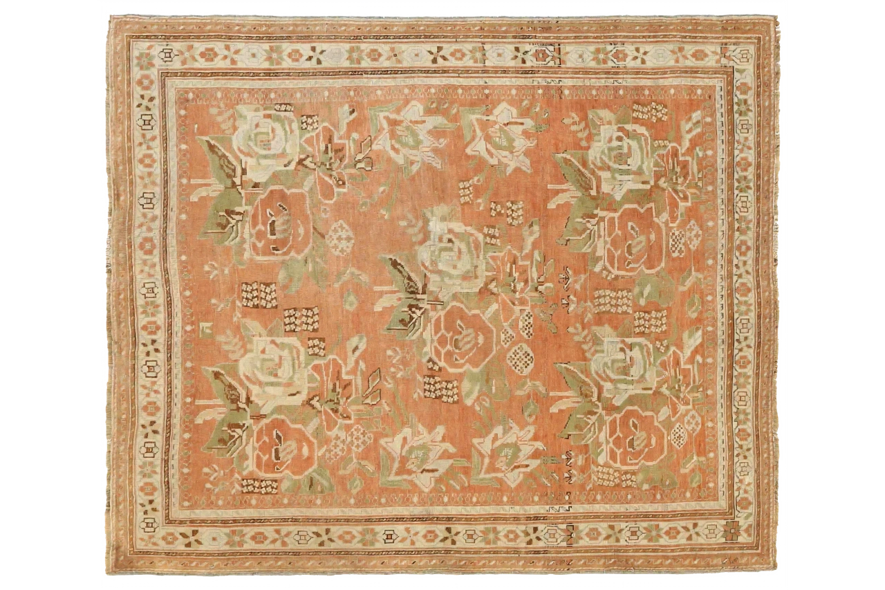 Antique Persian Sirjan Transitional Rug 51918