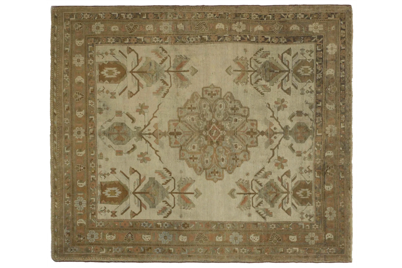 Antique Persian Sirjan Transitional Rug 51919