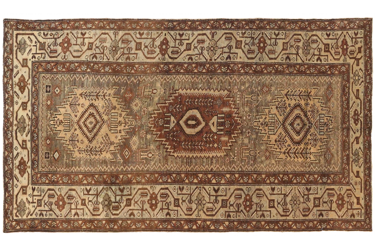 Antique Persian Transitional Rug 51921