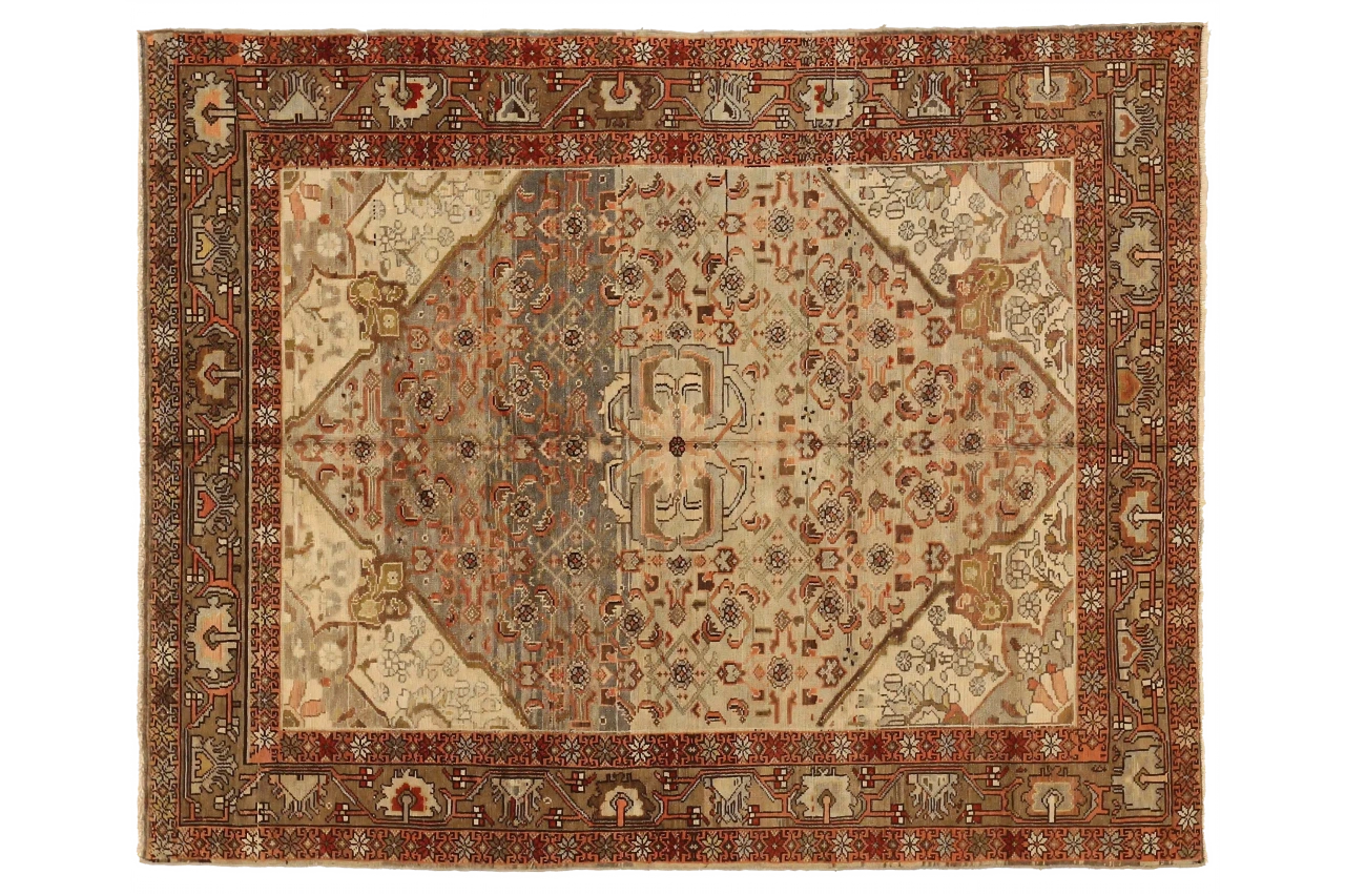 Antique Persian Malayer Transitional Rug 51923