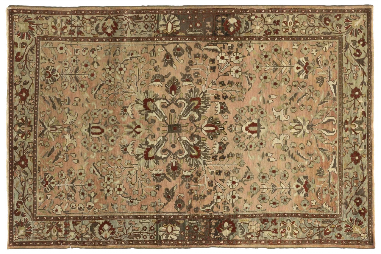 Antique Persian Malayer Transitional Rug 51924