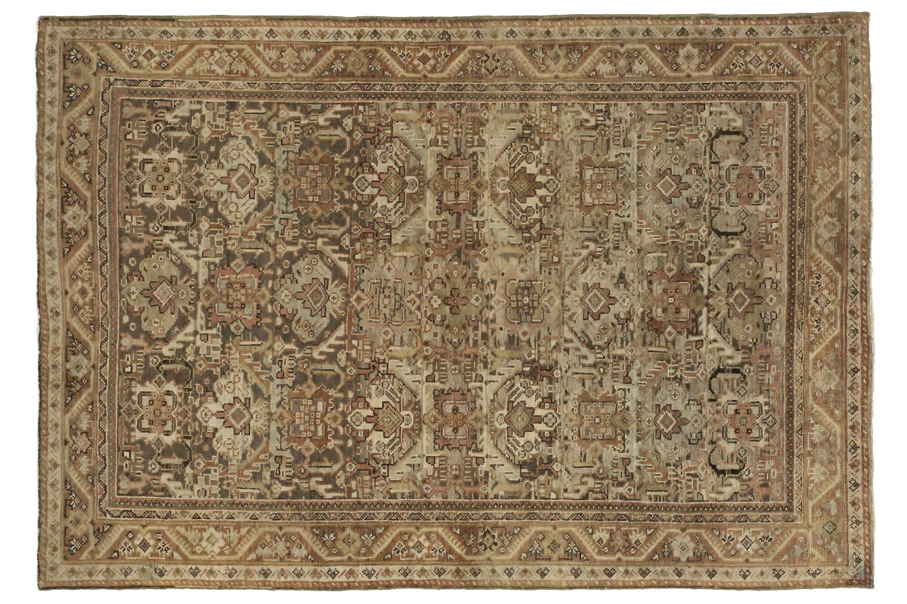 Antique Persian Meshkabad Transitional Rug 51925