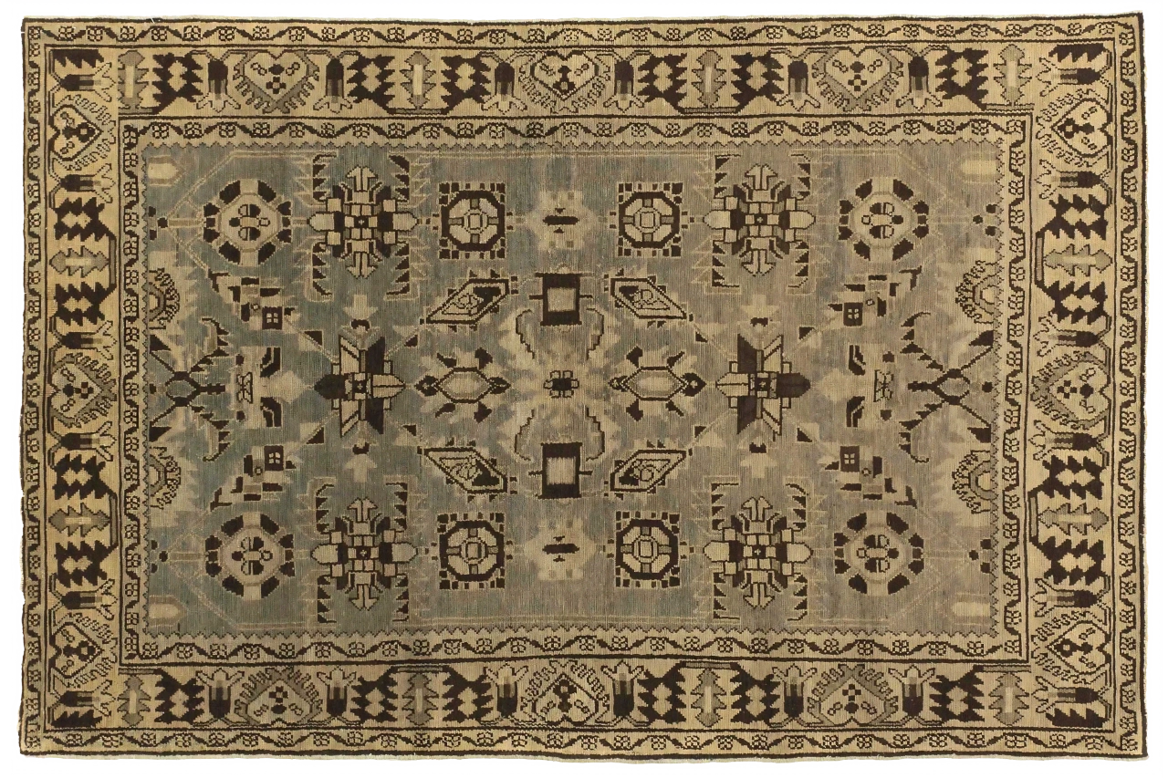 Antique Persian Malayer Transitional Rug 51932