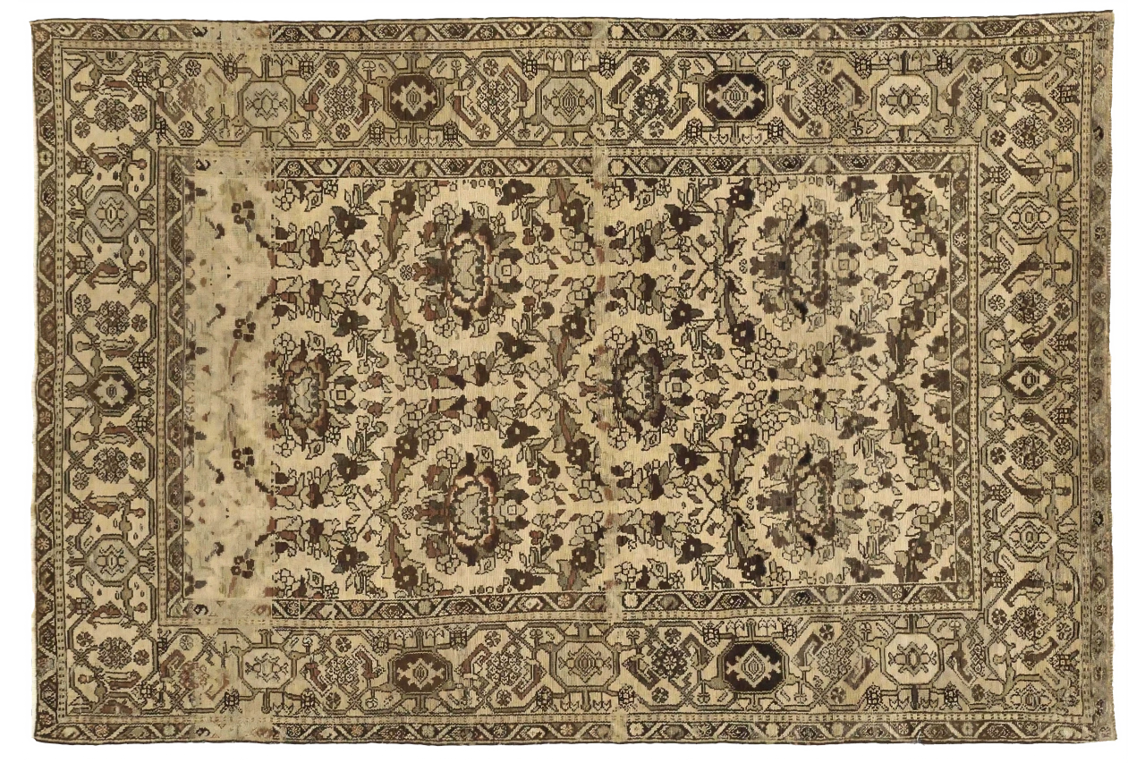 Antique Persian Malayer Transitional Rug 51933