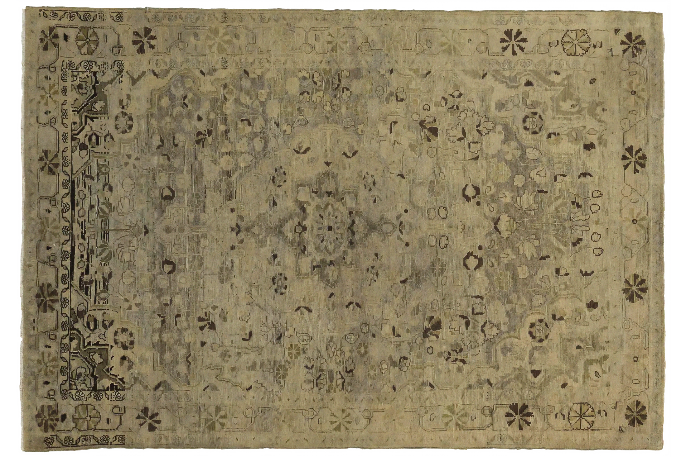 Antique Persian Malayer Transitional Rug 51934