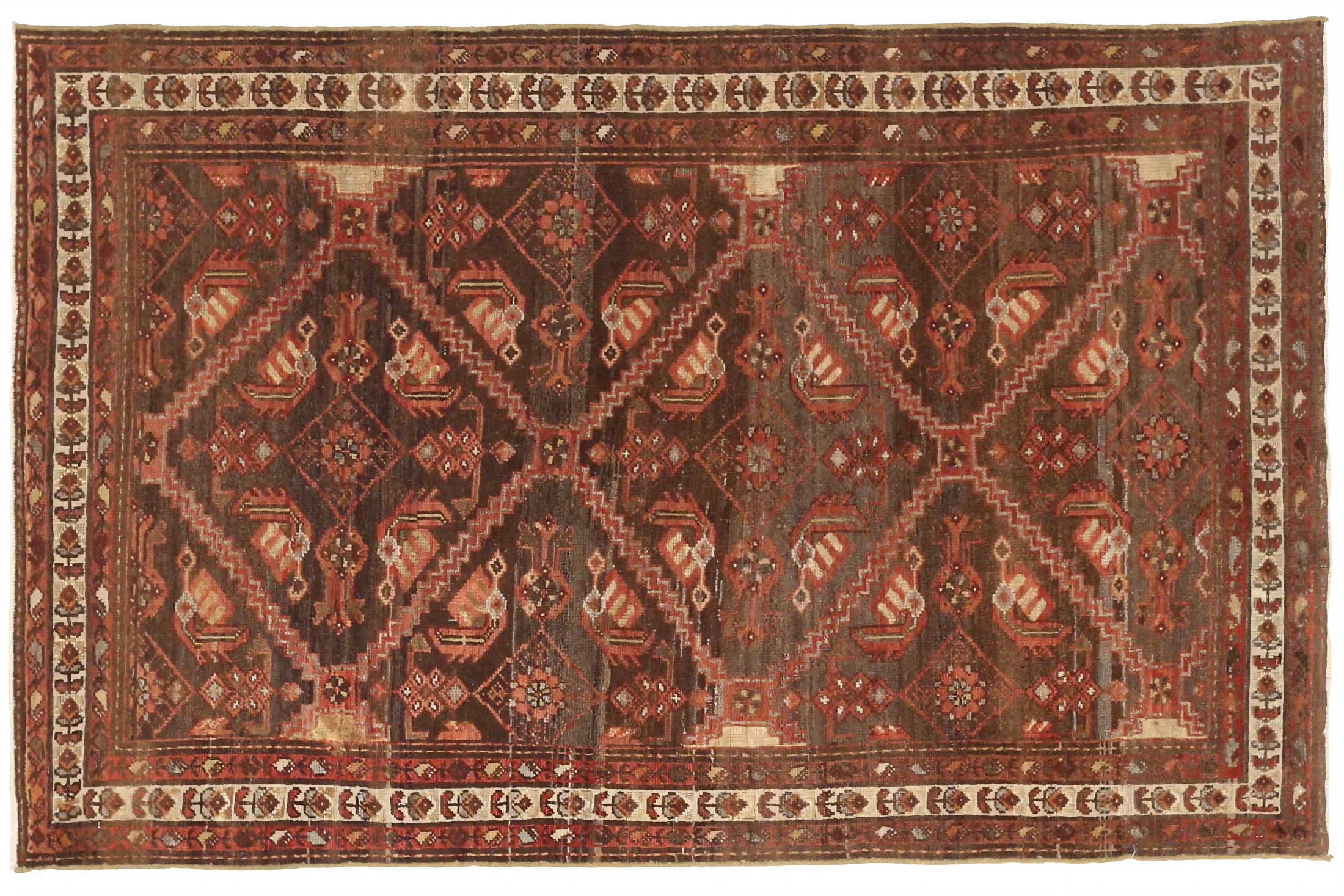 Antique Persian Transitional Rug 51935