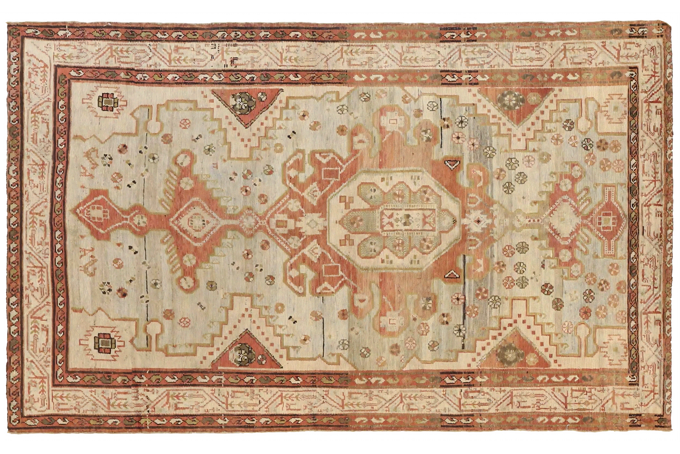 Antique Persian Malayer Transitional Rug 51936