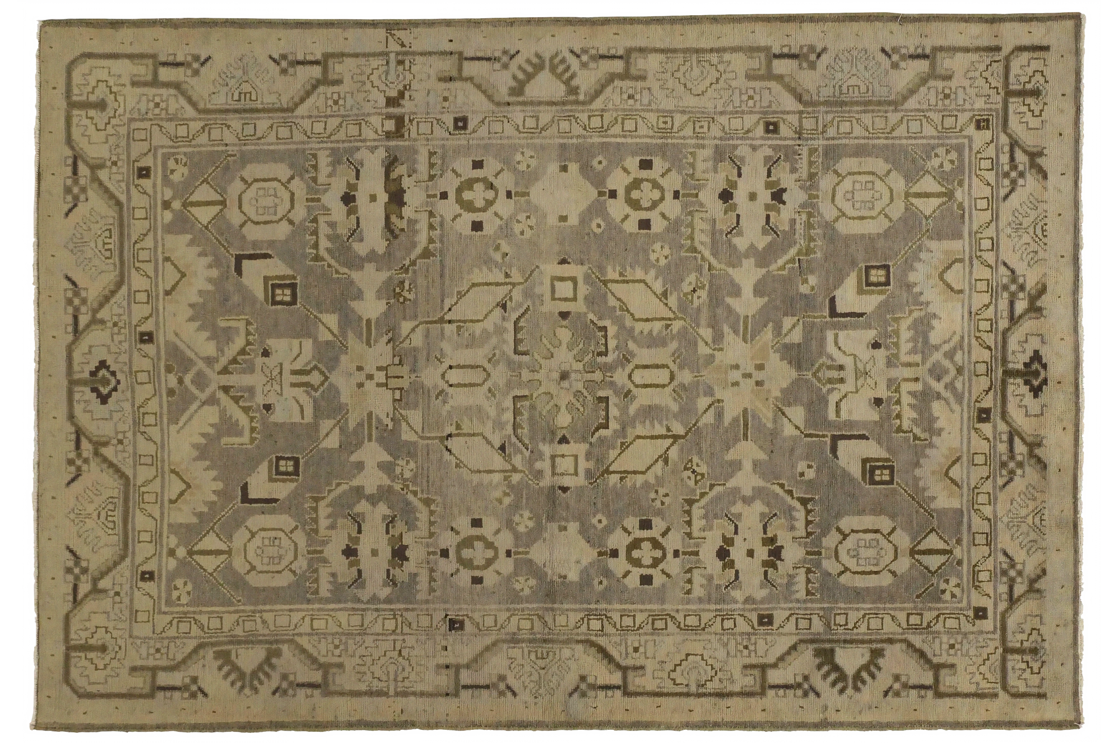 Antique Persian Malayer Transitional Rug 51937