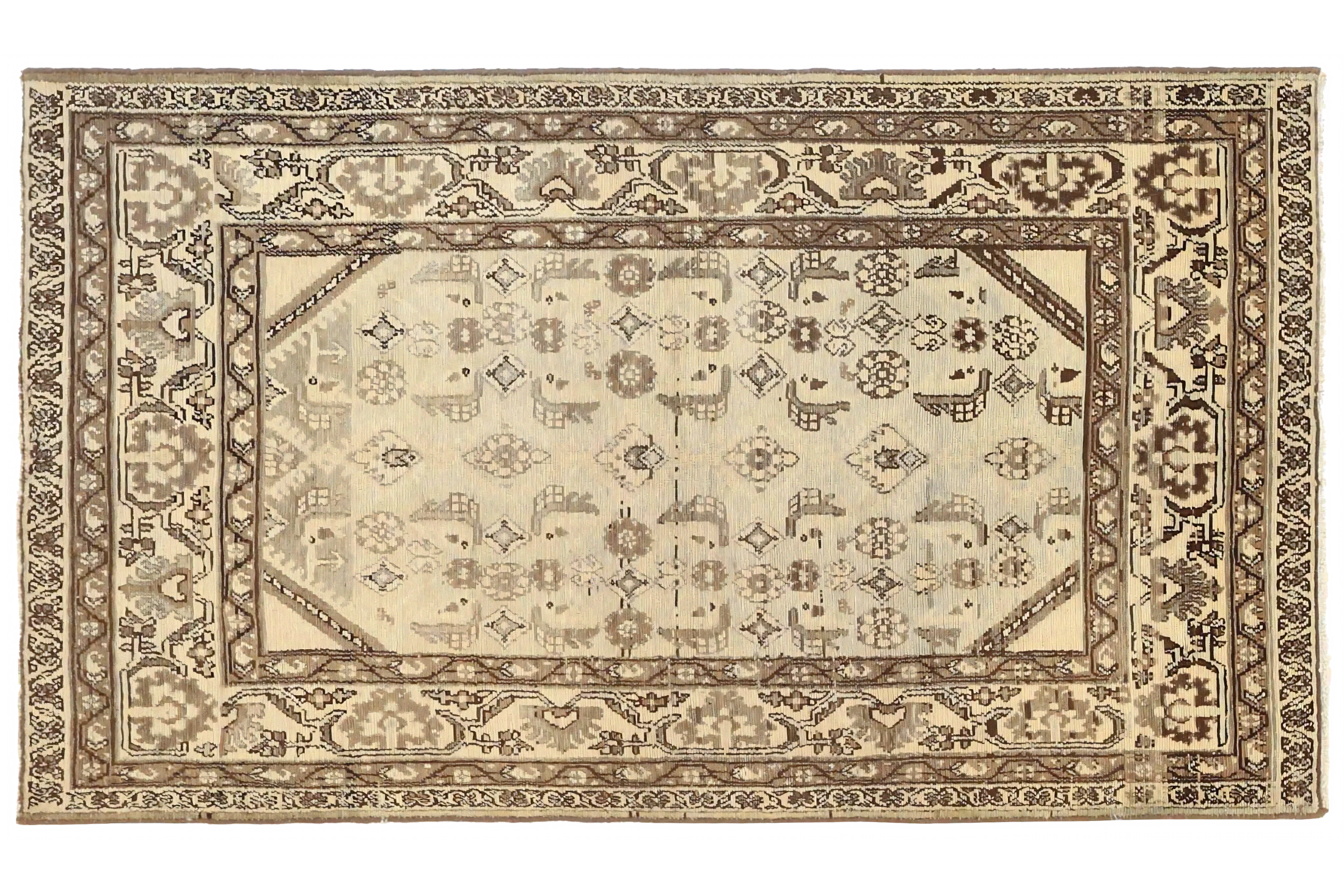 Antique Persian Malayer Transitional Rug 51940