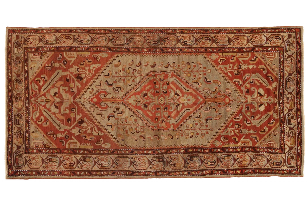 Antique Persian Transitional Rug 51942