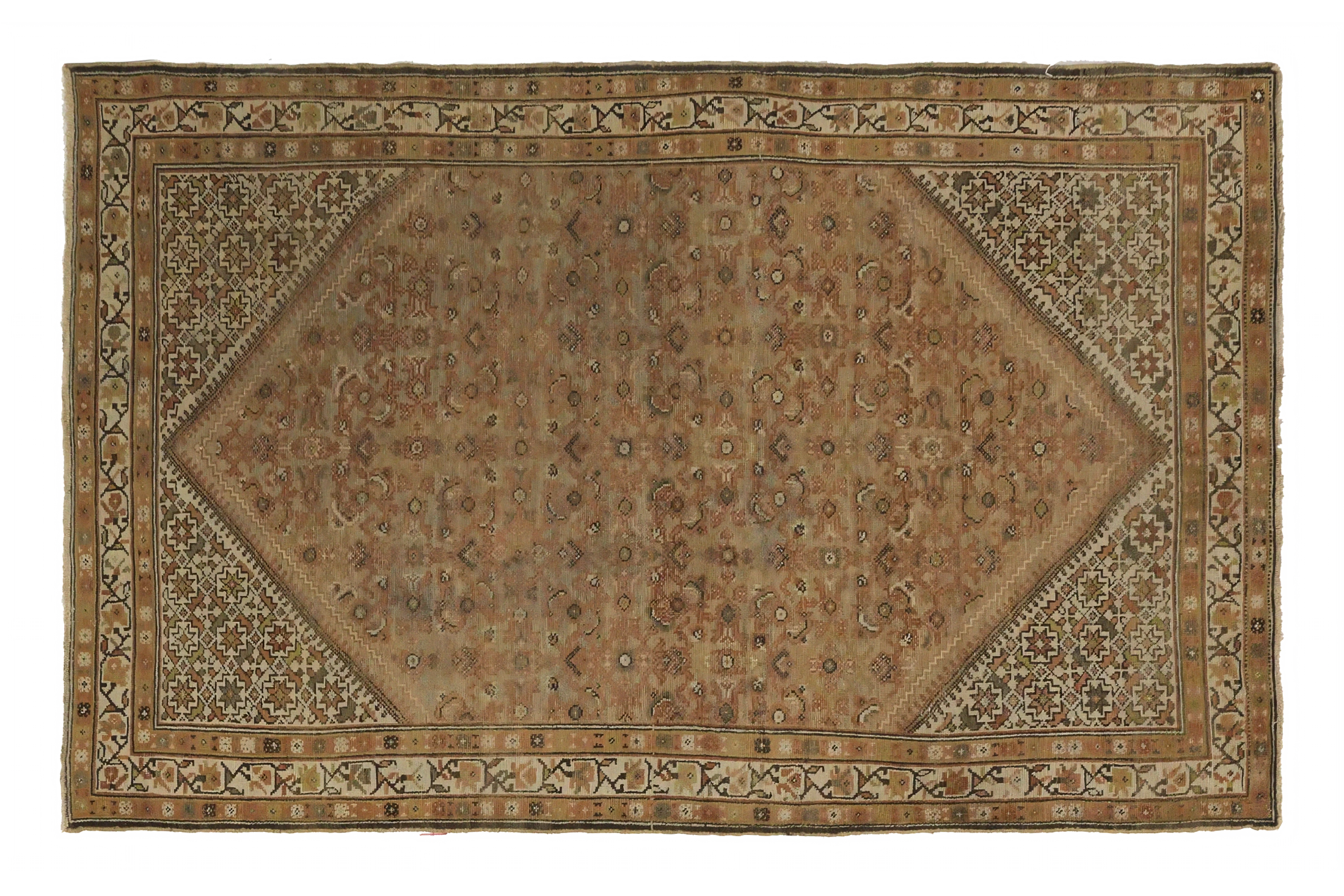 Antique Persian Malayer Transitional Rug 51946