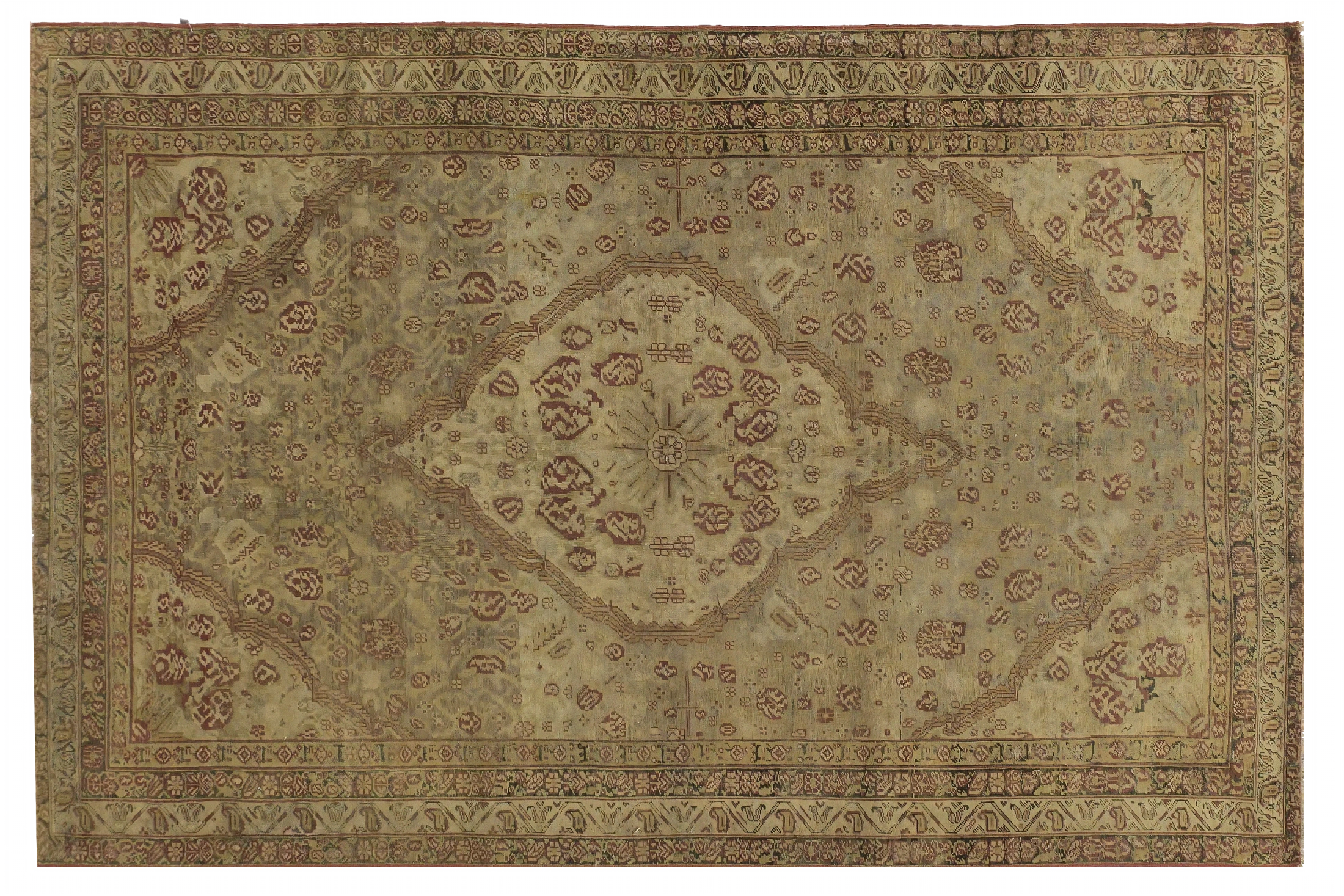 Antique Persian Transitional Rug 51949
