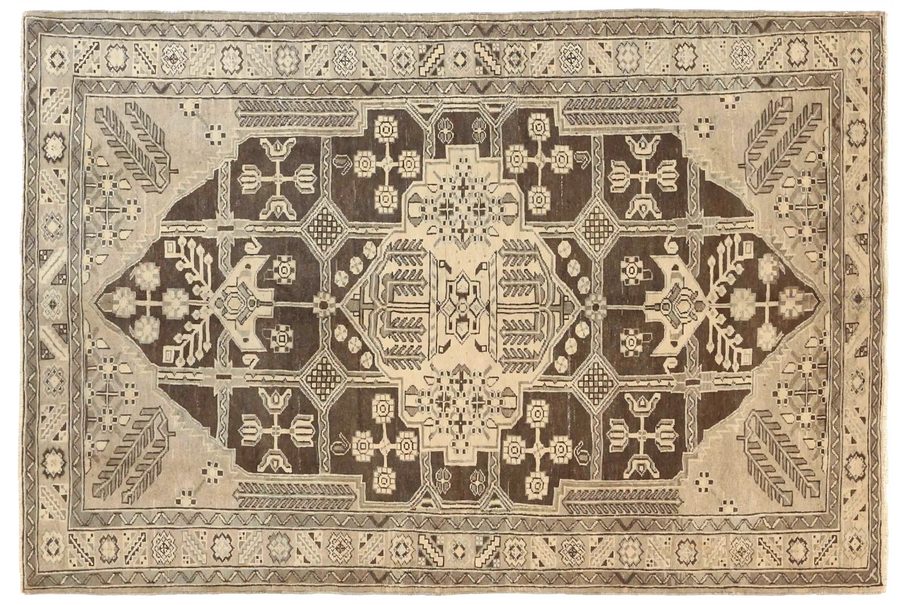 Antique Persian shahsavan Transitional Rug 51958