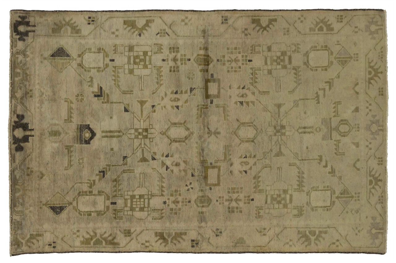 Antique Persian Malayer Transitional Rug 51965