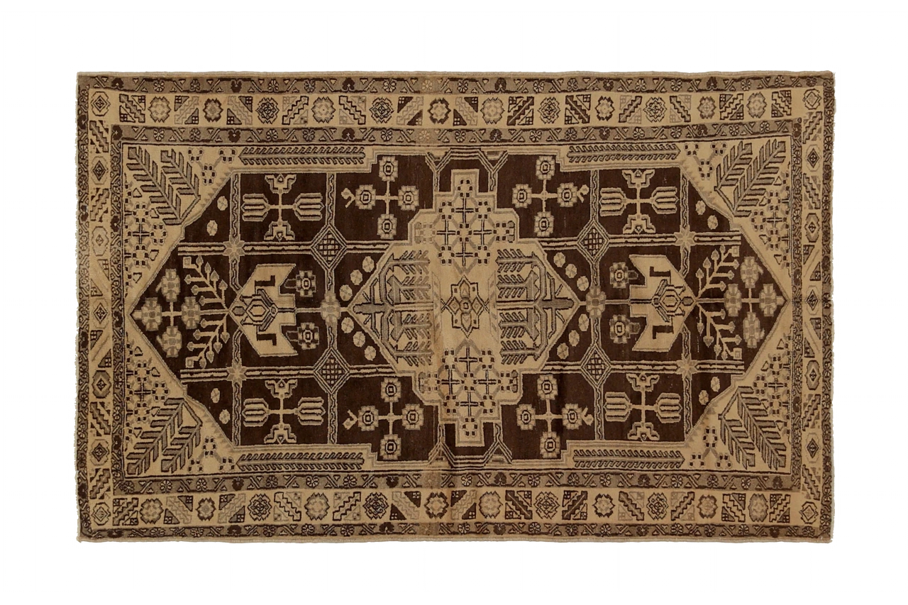 Antique Persian shahsavan Transitional Rug 51967