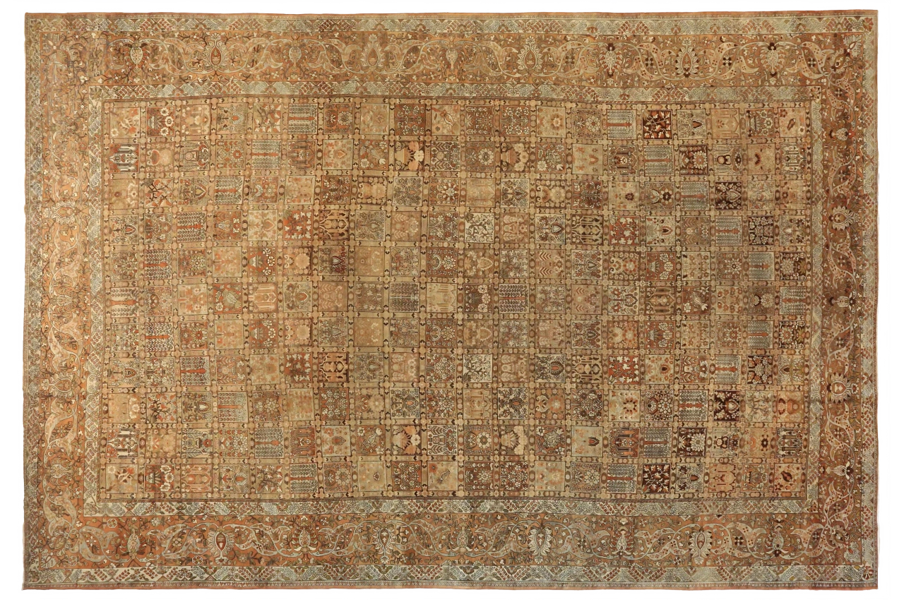 Antique Persian Bakhtiar Transitional Rug 52006
