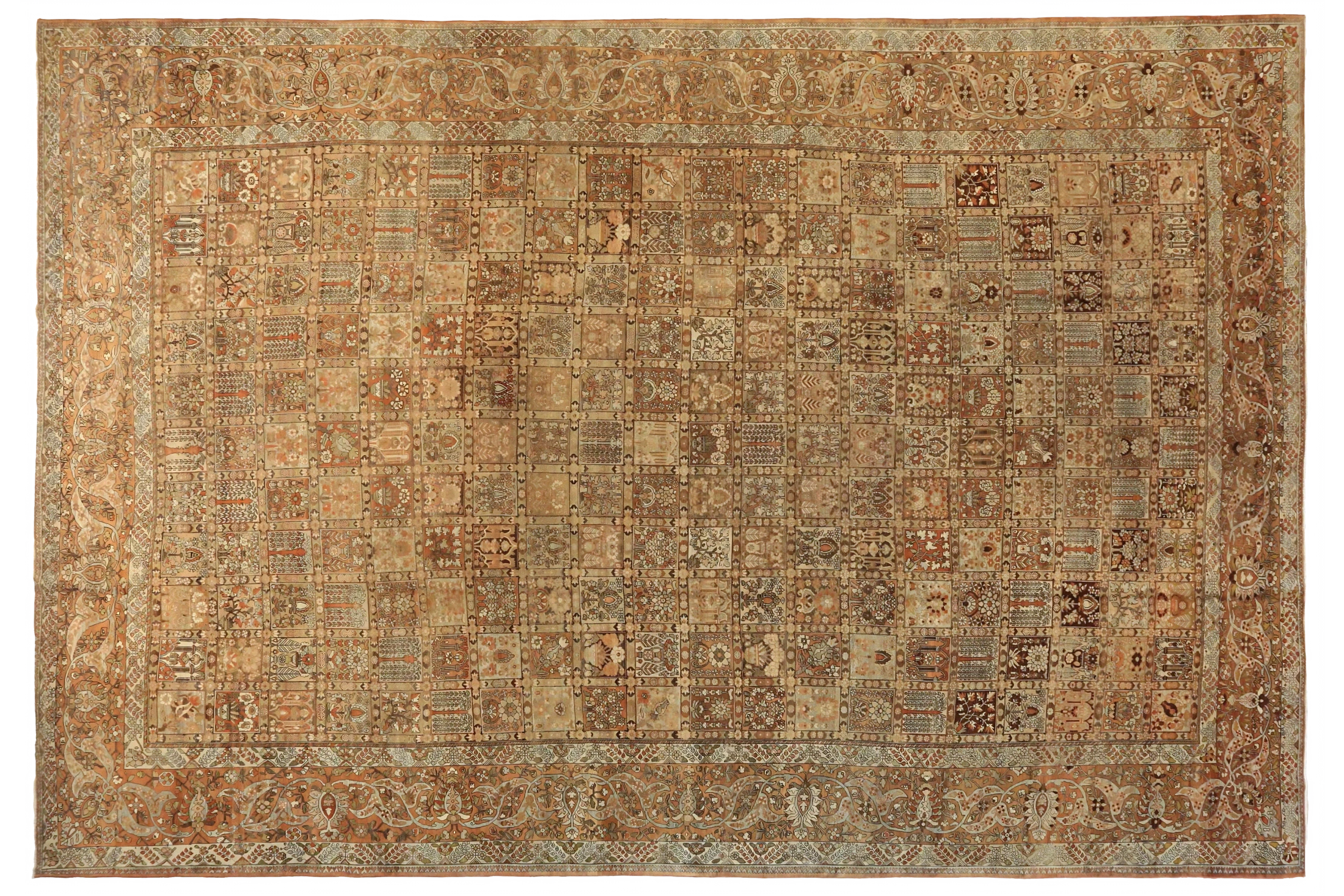Antique Persian Bakhtiar Transitional Rug 52006