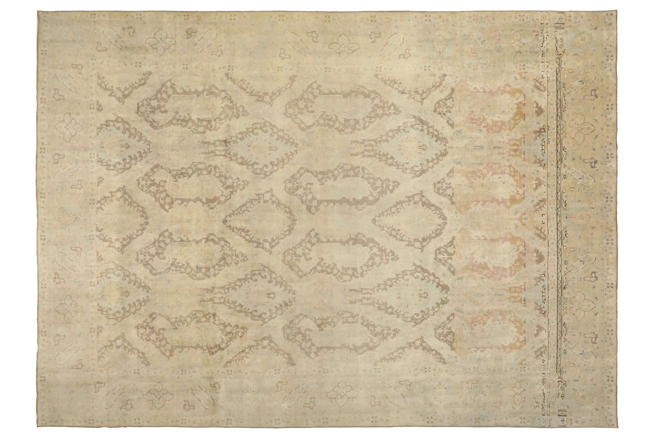 Antique Persian Tabriz Transitional Rug 52009