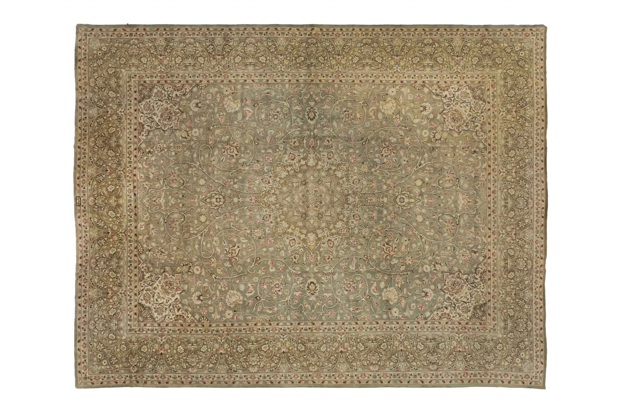 Antique Persian Kerman Transitional Rug 52012