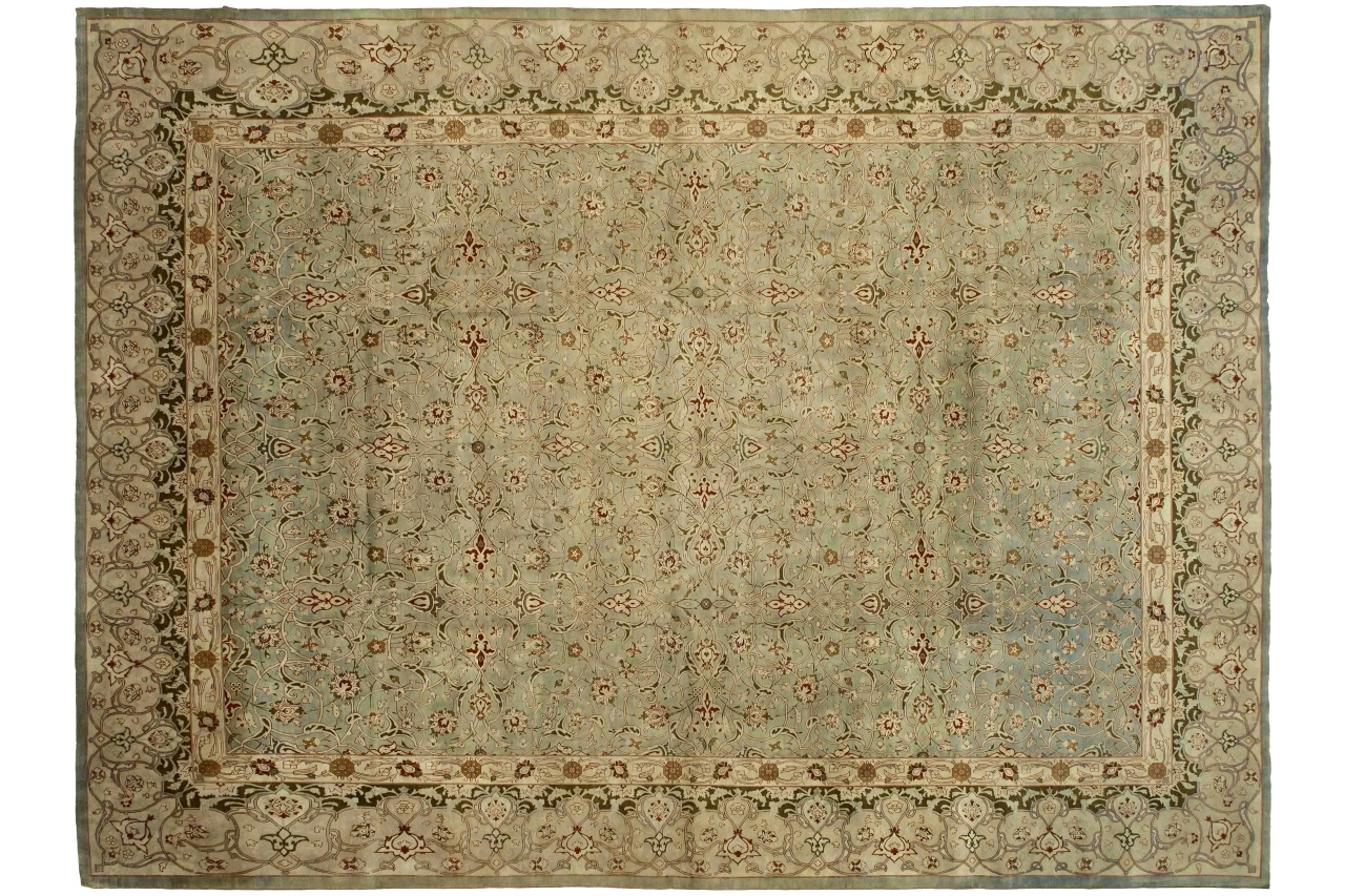 Antique Persian Tabriz Transitional Rug 52013