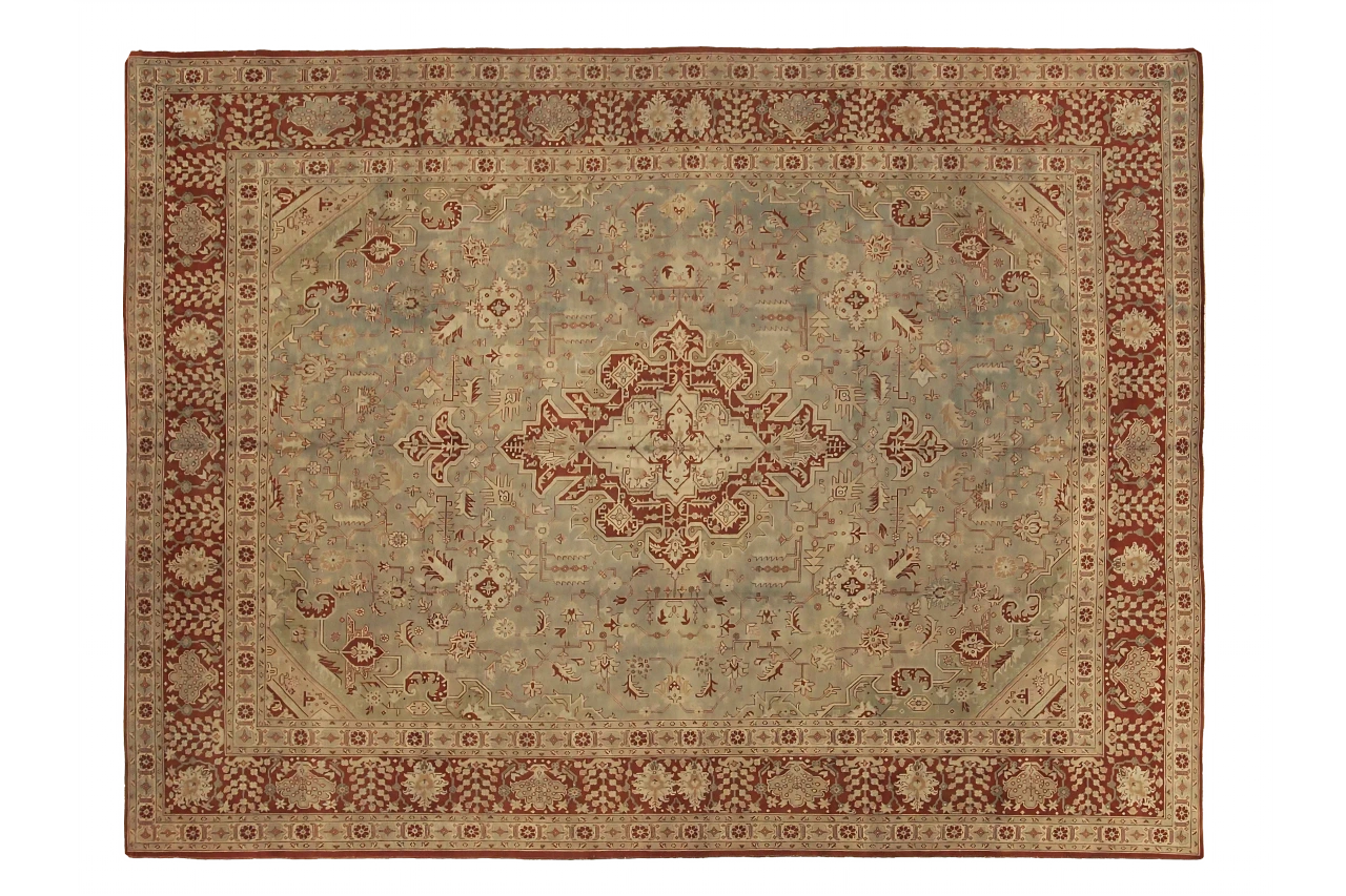 Antique Persian Tabriz Traditional Rug 52021