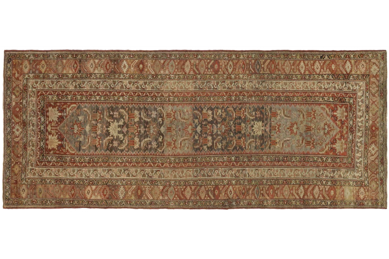Antique Persian Malayer Transitional Rug 52028