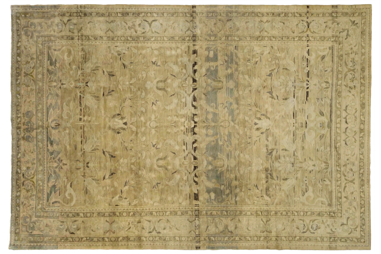 Antique Persian Bakhtiar Transitional Rug 52032