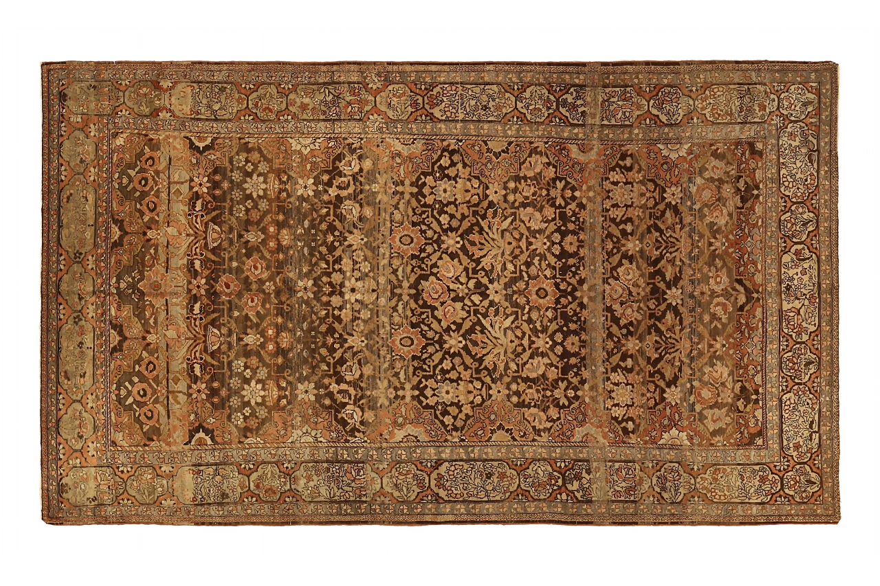 Antique Persian Bakhtiar Transitional Rug 52035