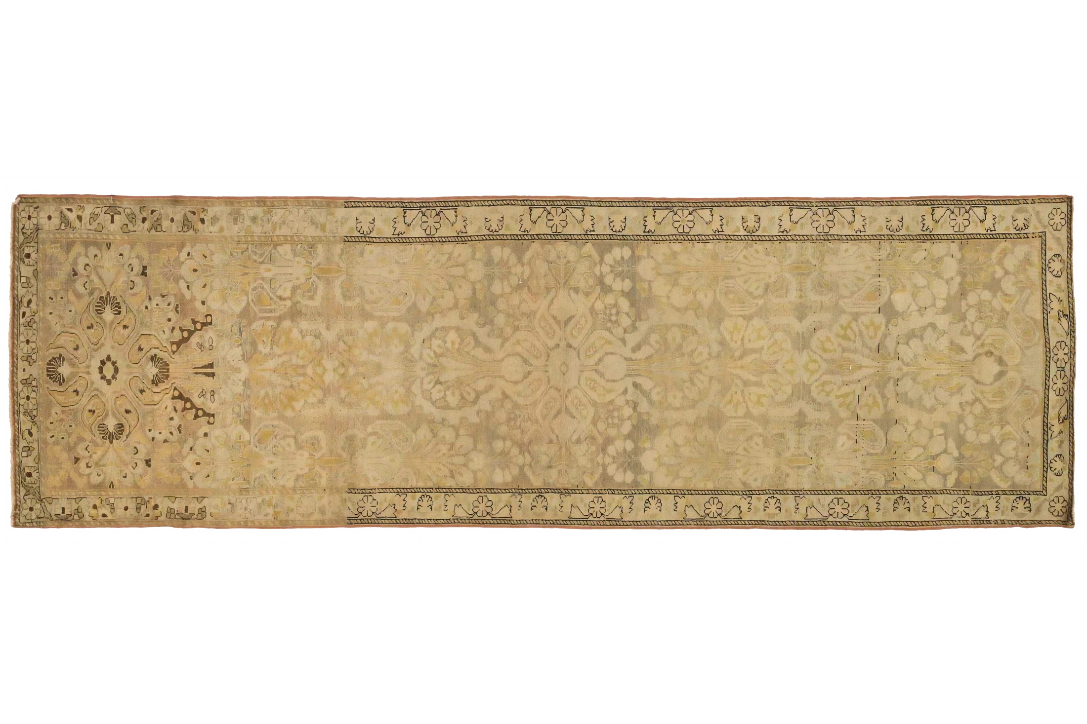 Antique Persian Bakhtiar Transitional Rug 52046