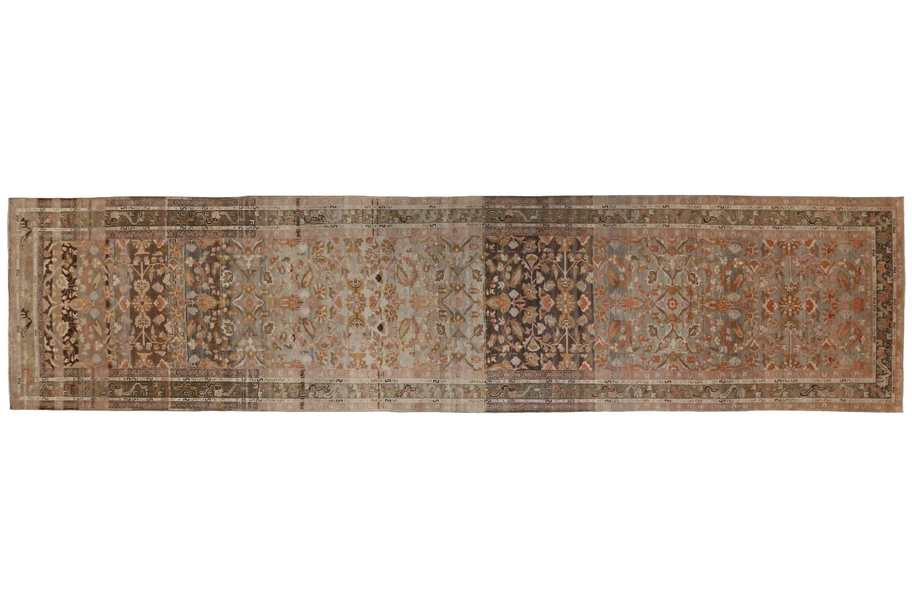 Antique Persian Malayer Transitional Rug 52049