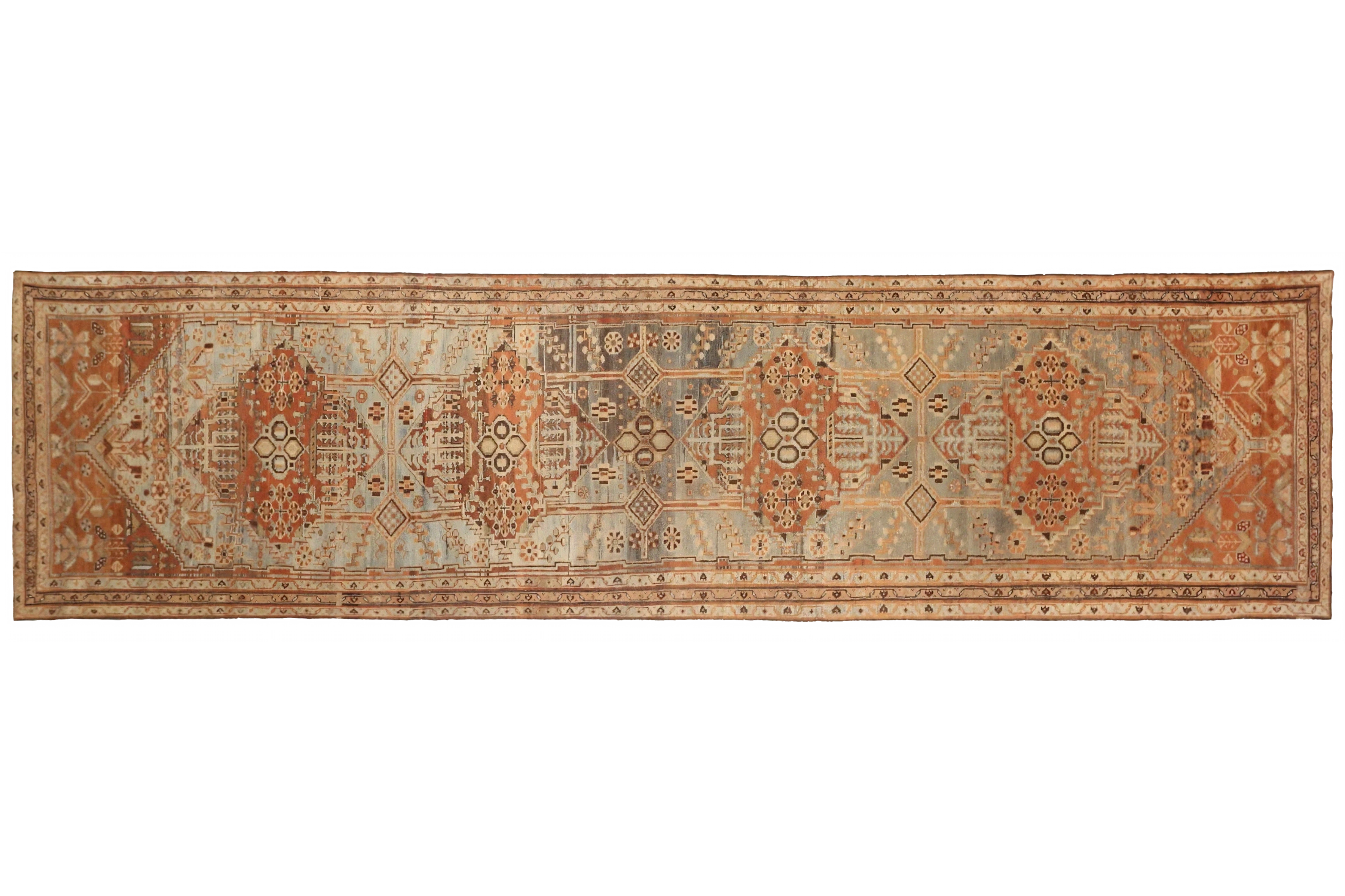 Antique Persian shahsavan Transitional Rug 52057