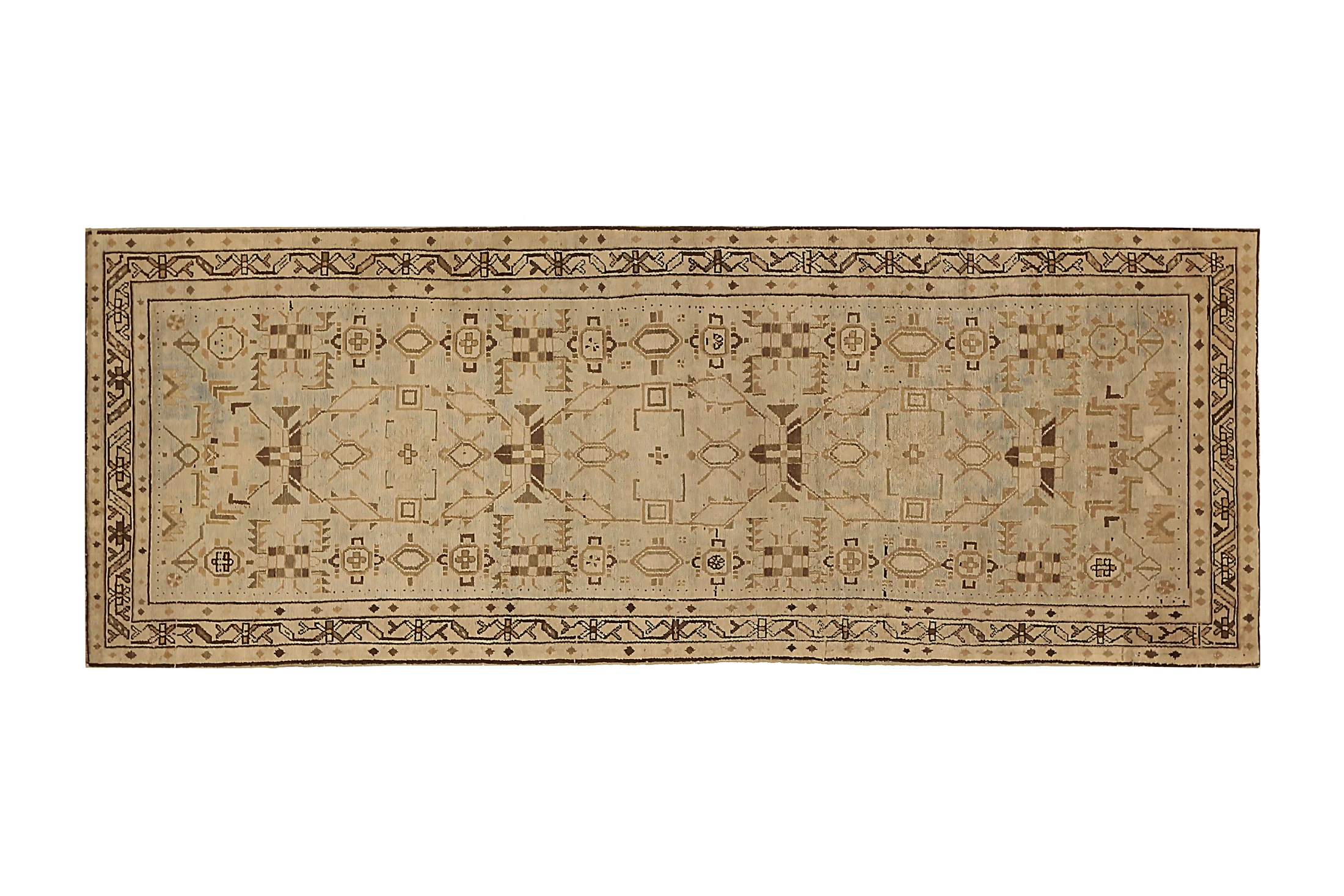 Antique Persian shahsavan Transitional Rug 52060